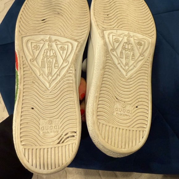 Gucci Ace White Sneakers with Red and Green Stripes Authentic! - Picture 6 of 8